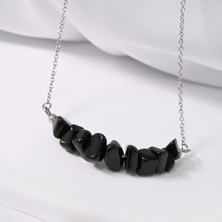 Náhrdelník se záhnědou 42037.3 ocel