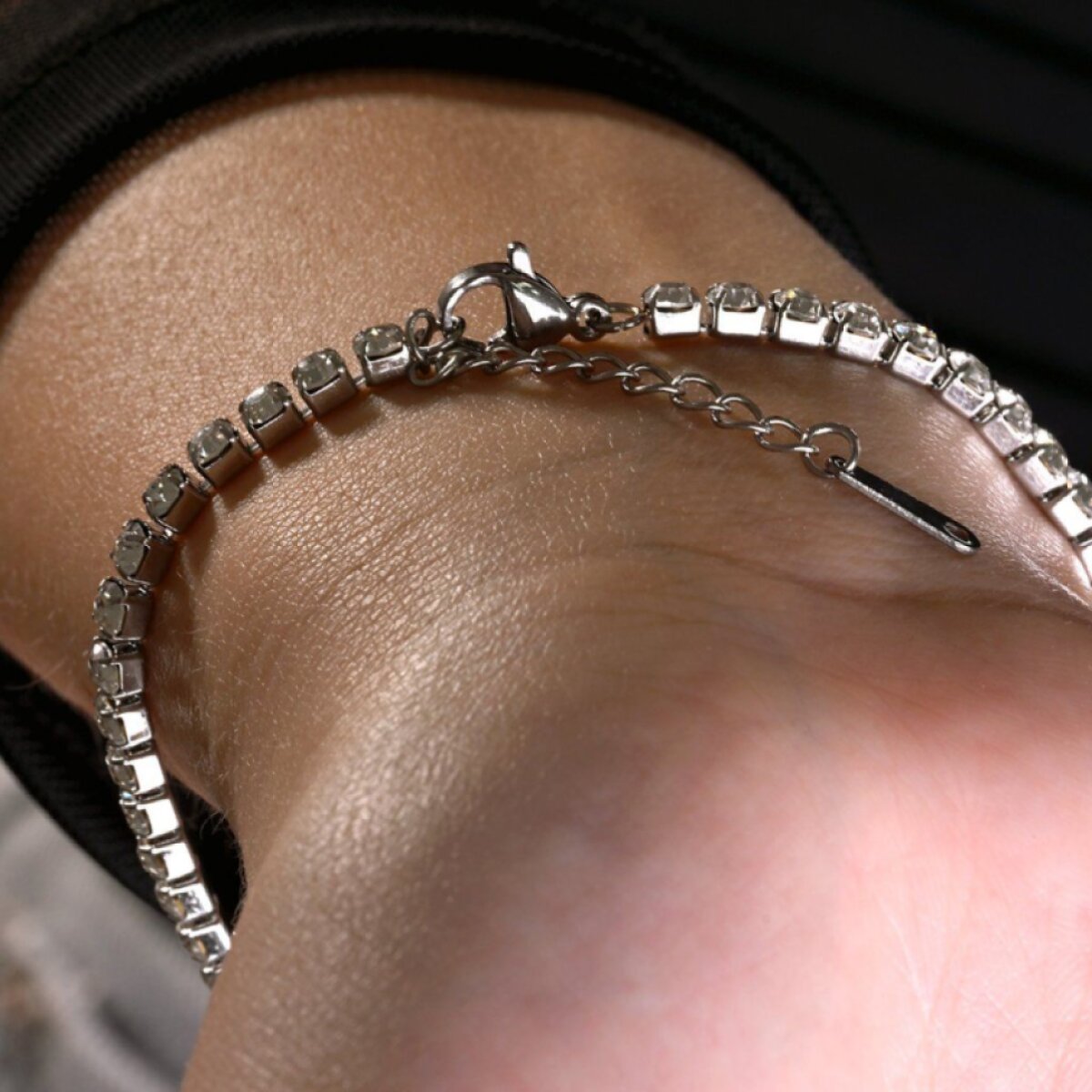 Oceľový tenisový náramok 43107.1