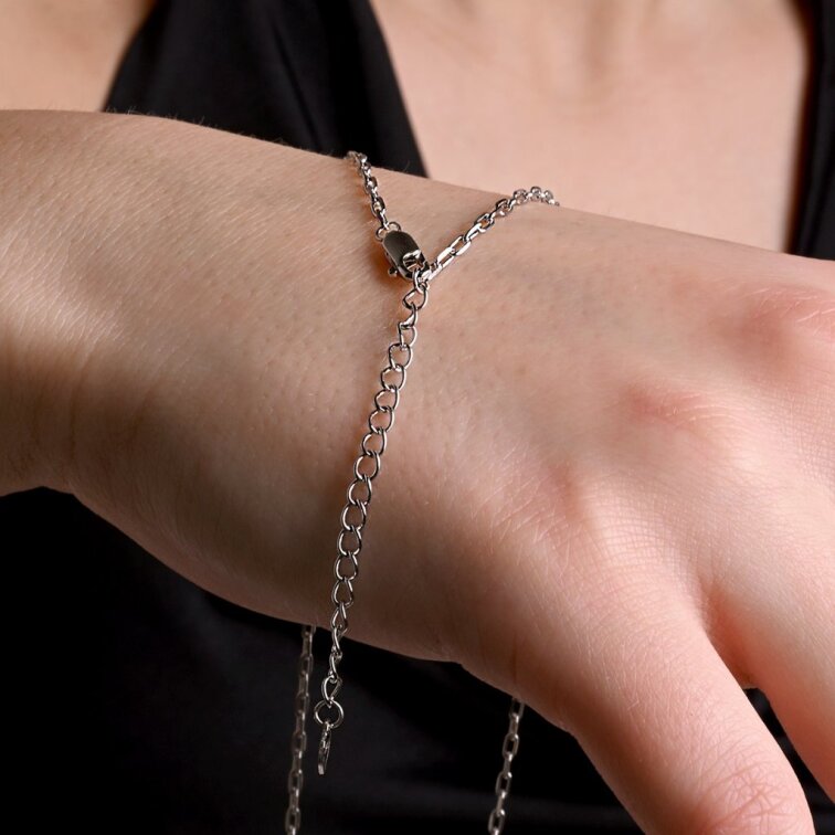 Stříbrný řetízek 62054