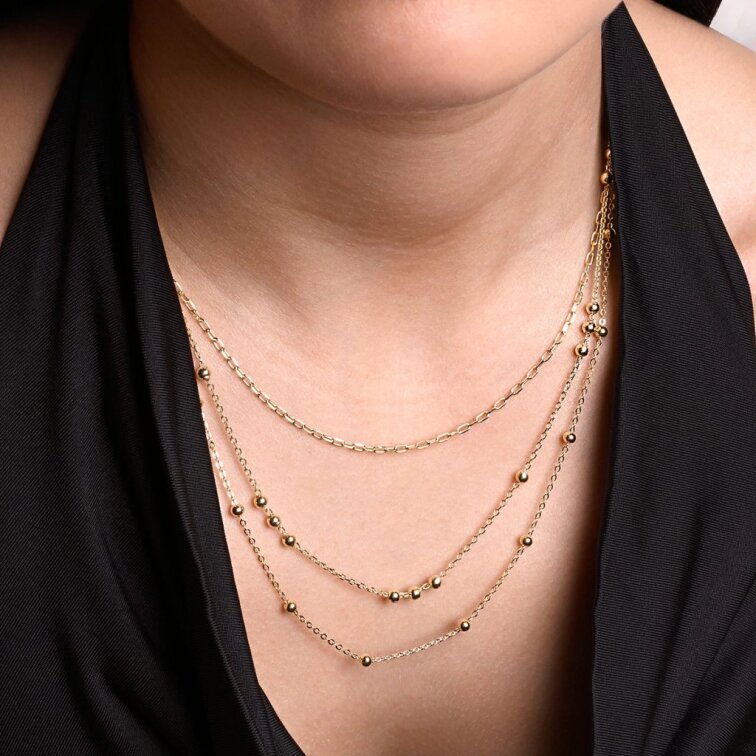 Pozlacený řetízek 62056