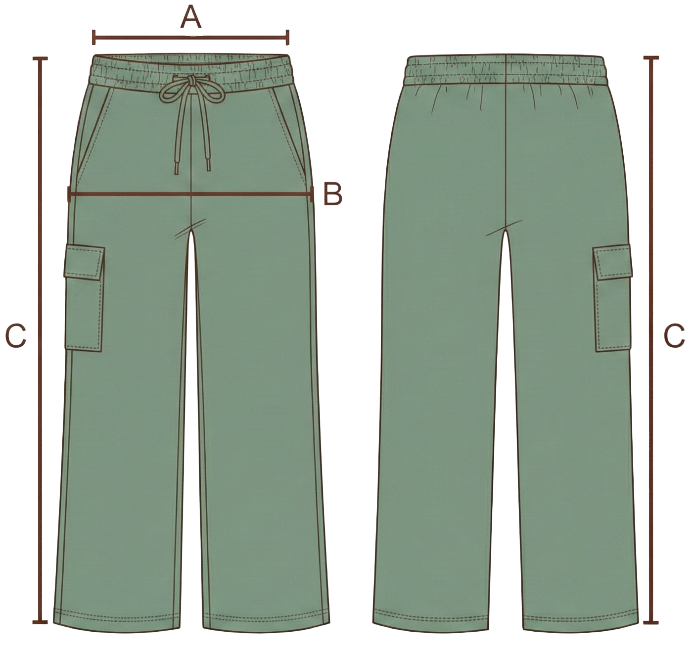 Dámske zdravotnícke nohavice Hana SOFT - Khaki