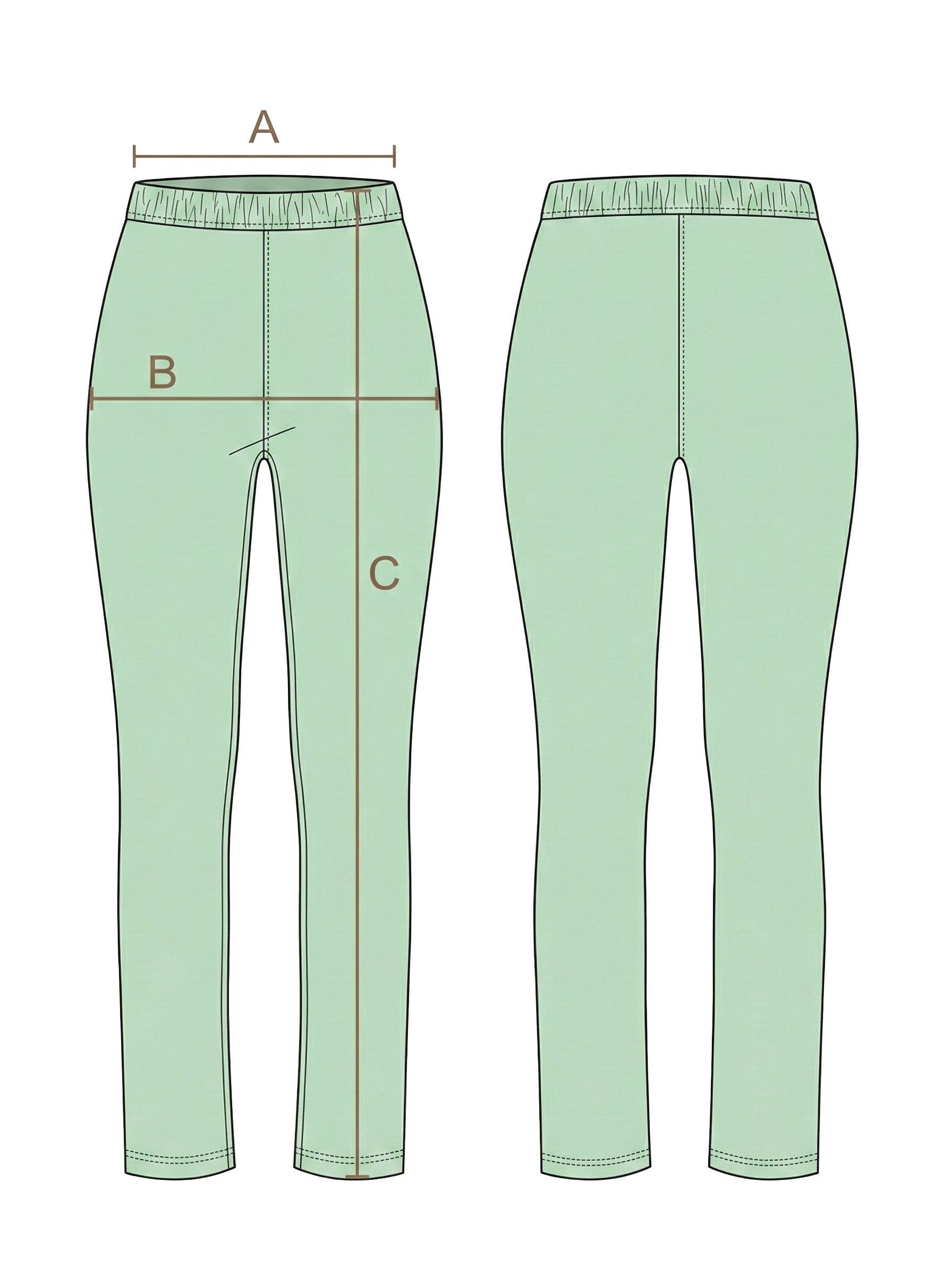 Dámske zdravotnícke nohavice Anna – Black