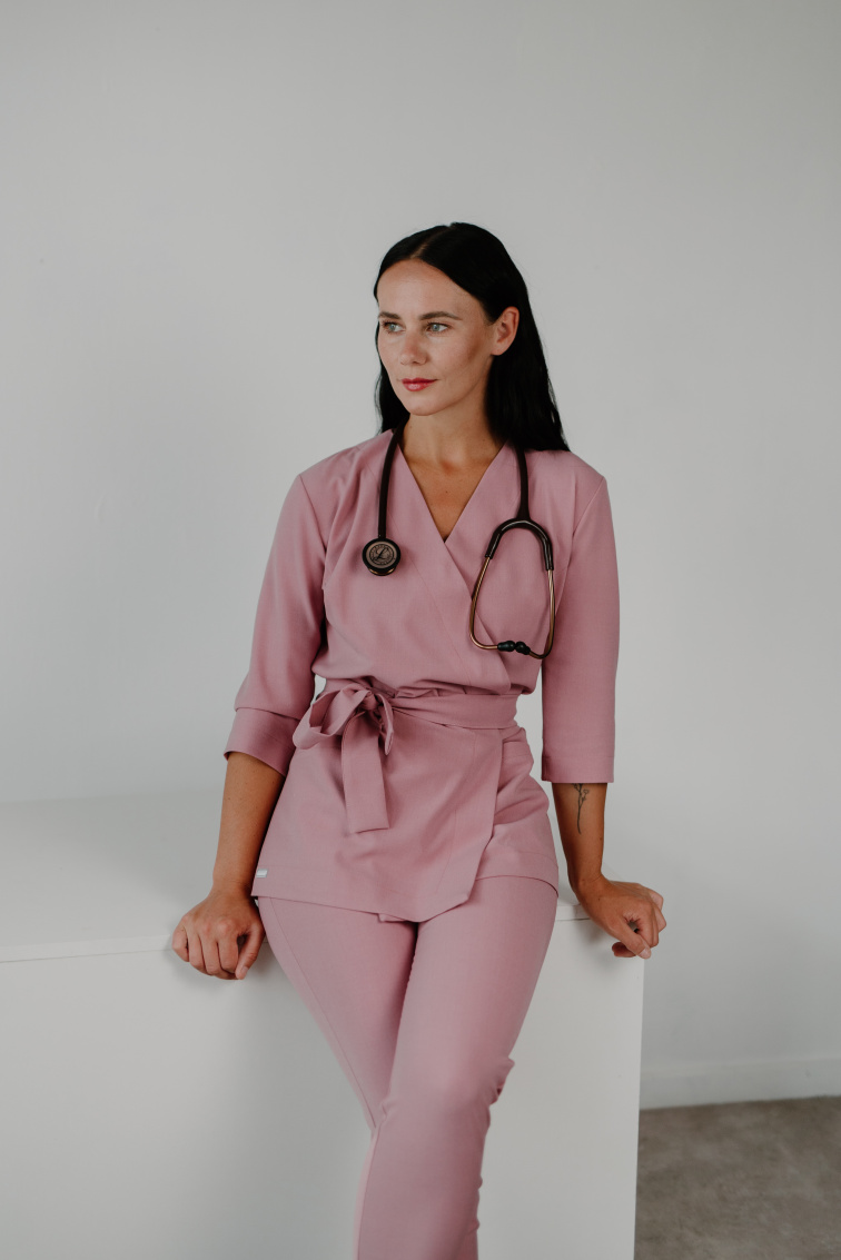 Dámska tunika Lubica SOFT - Dusty pink