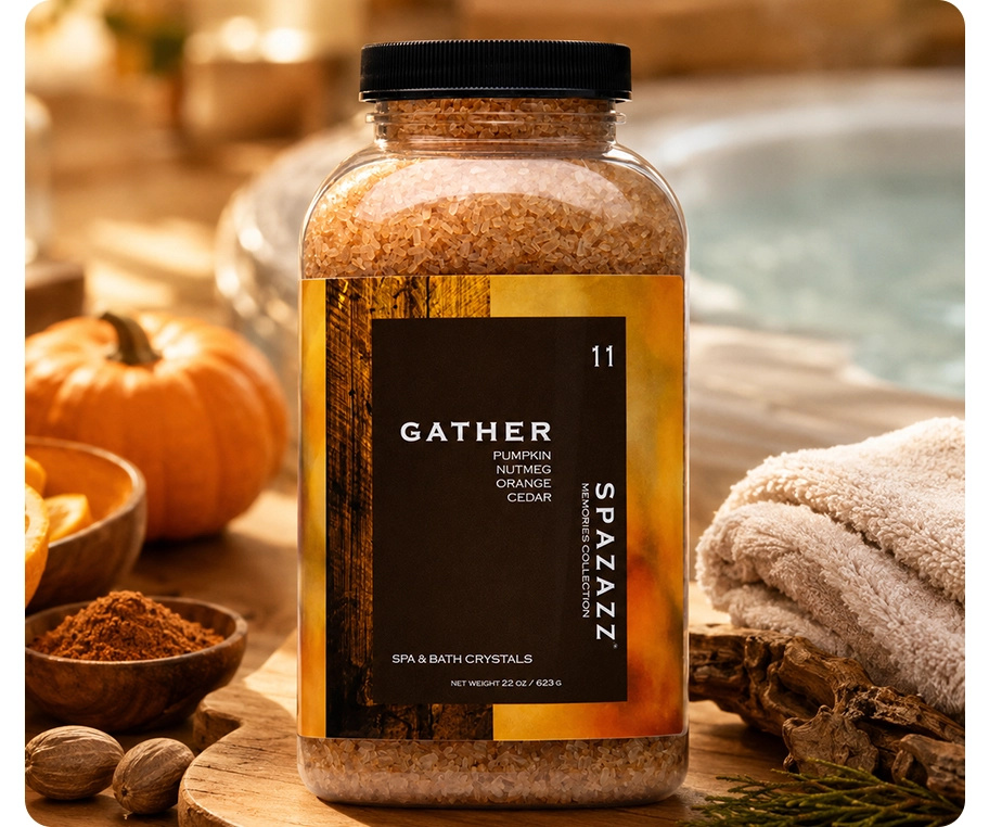 Aroma vůně pro vířivky Spazazz GATHER (624g)