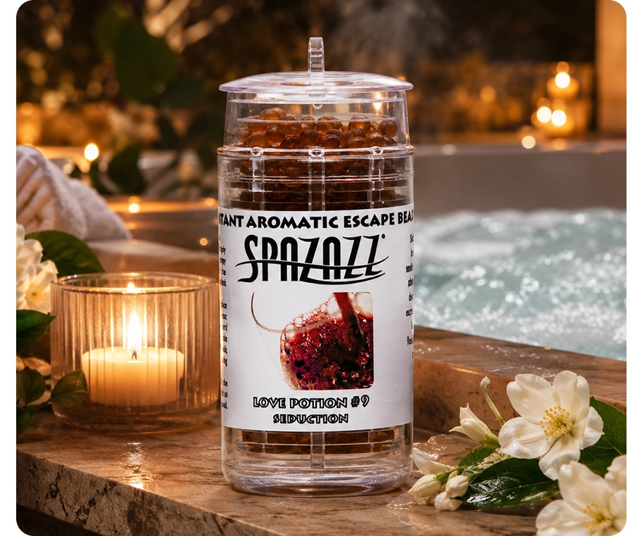 Aroma vůně pro vířivky Spazazz LOVE POTION #9 Beads (28g)