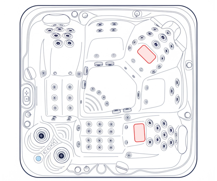 Vířivka Delphina 4.GEN pro 5 osob 236x225x95cm - 8370