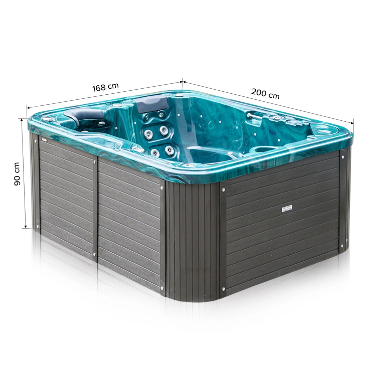 Vířivka Puerla pro 3 osoby 200x168x90 cm