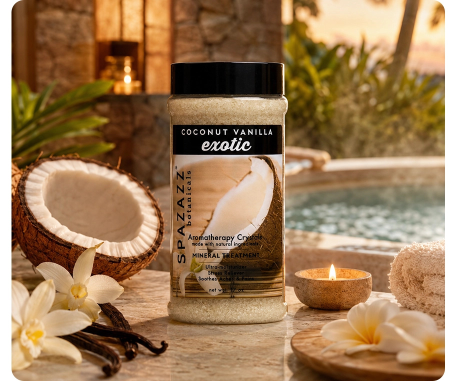 Aroma vůně pro vířivky Spazazz COCONUT VANILLA (482g)