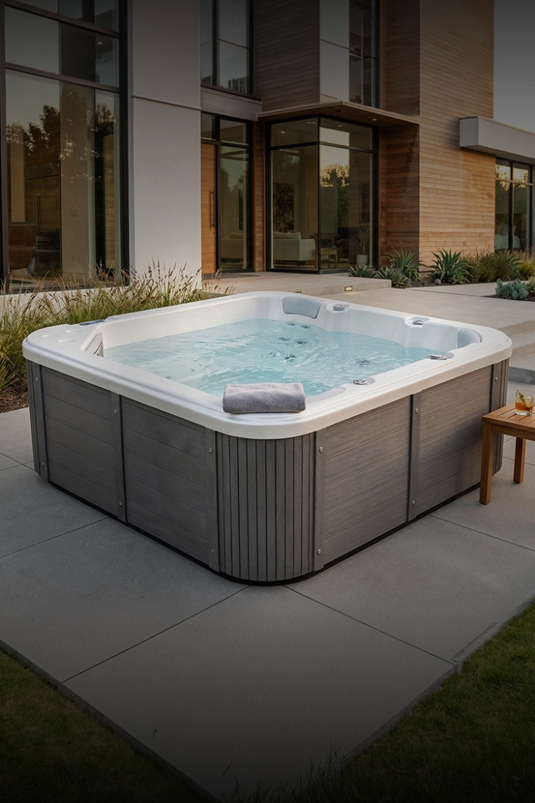 Vířivka Glacia pro 5 osob 216x216x92 cm - 8860