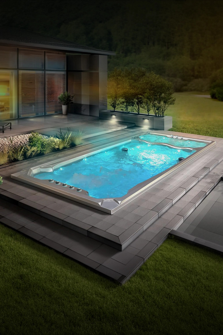 Swim Spa Oceanus - Perla, S02 Old Wood - 8798