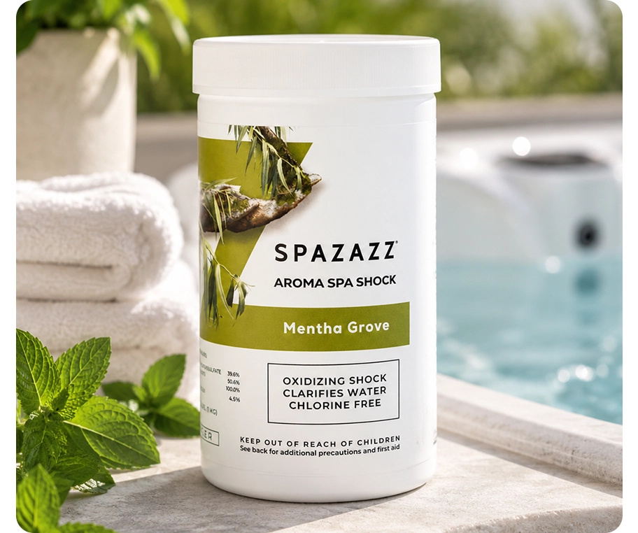 Aroma vůně pro vířivky Spazazz MENTHA GROVE SPA SHOCK (1kg)