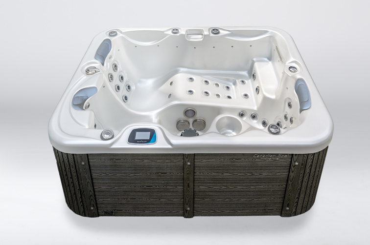 Vířivka Corall pro 3 osoby perla/šedá 201x149x88 cm - 8277