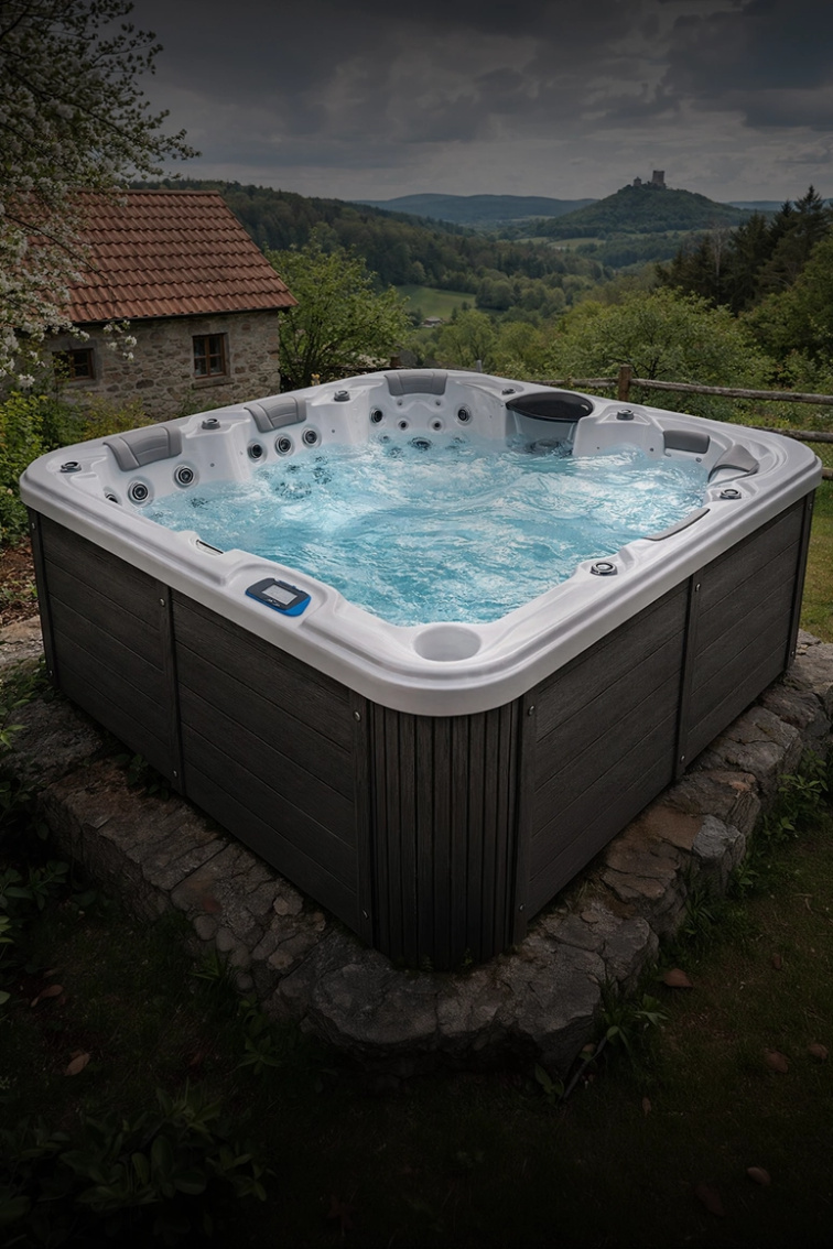 Vířivka Glacia pro 5 osob 216x216x92 cm - 8860