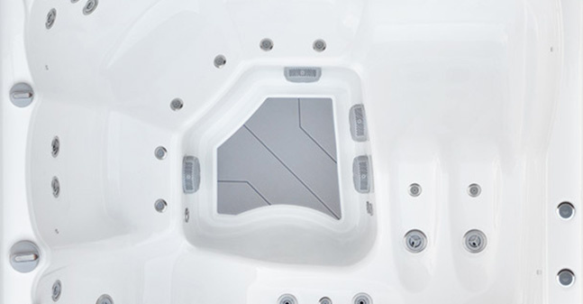 Vnitřní uspořádání vířivky