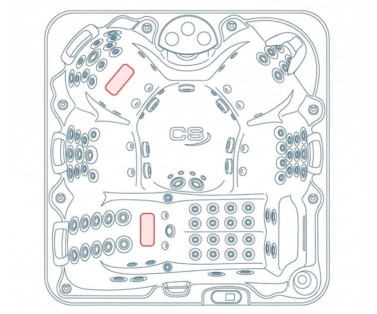 Vířivka Balaena pro 5 osob 228x218x98 cm - 8857
