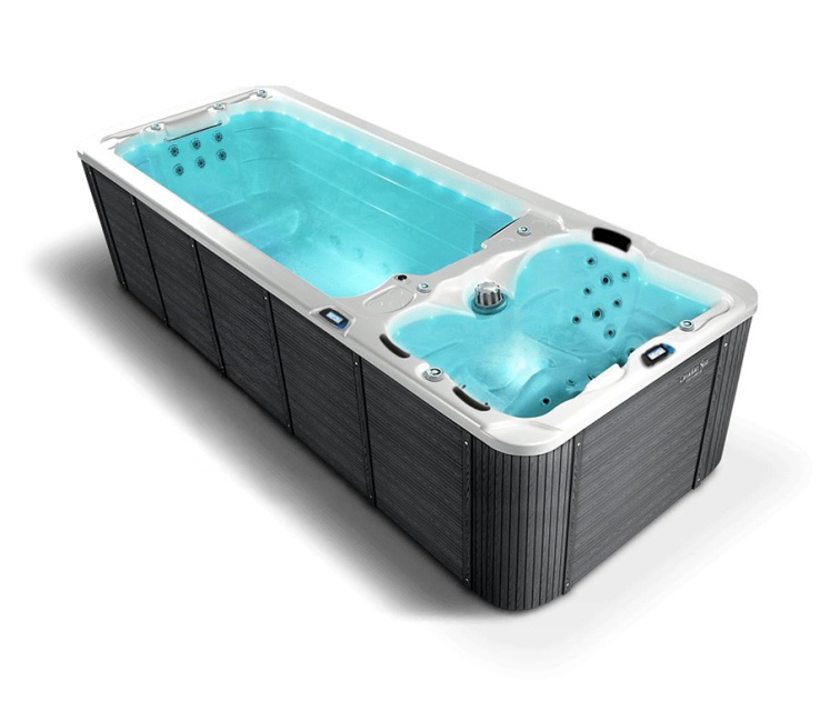 Swim Spa Nautilus XXL - Perla, S02 Old Wood - 8424