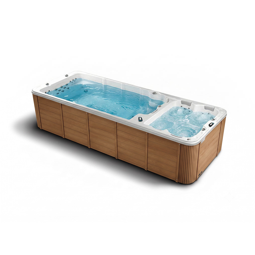 Zánovné Swim Spa Nautilus XL – Pearl, S03 (579x220x134) - 8238
