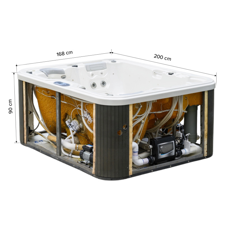 Vířivka Puerla pro 3 osoby 200x168x90 - 8274