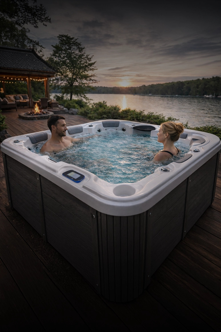 Vířivka Glacia pro 5 osob 216x216x92 cm - 8860