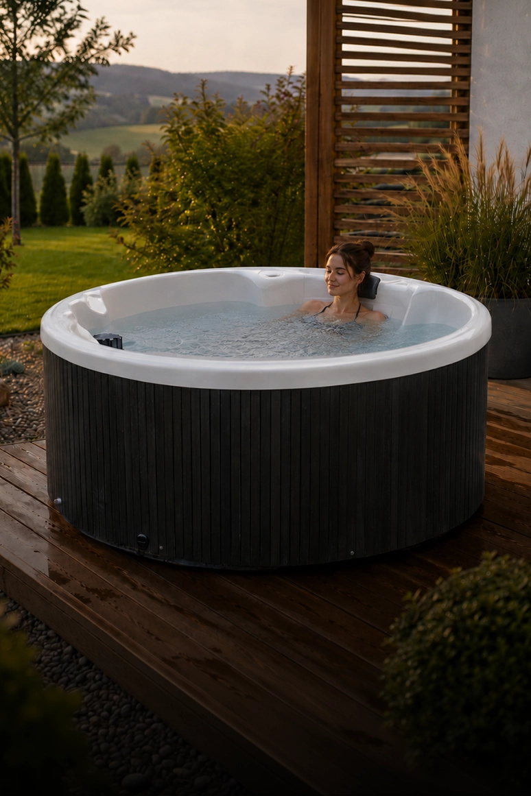 Turtle hot tub for 5 people 200x200x87cm - 8289