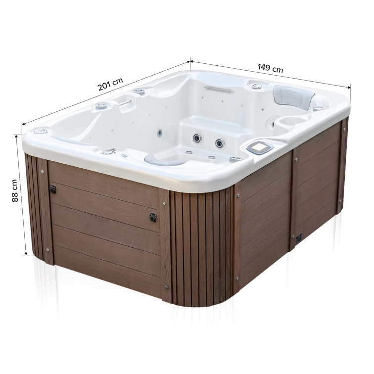 Vířivka Corall pro 3 osoby 201x149x88 cm - 8373