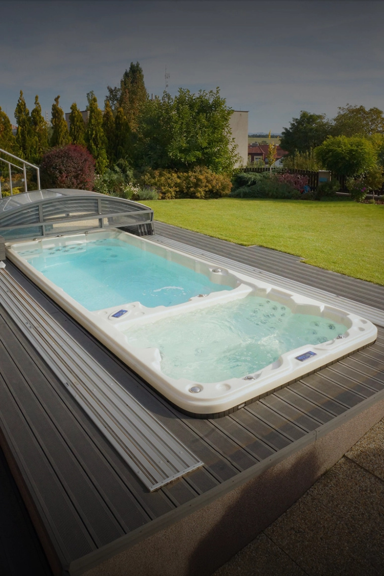 Swim Spa Nautilus XL - Perla, S02 Old Wood - 8427