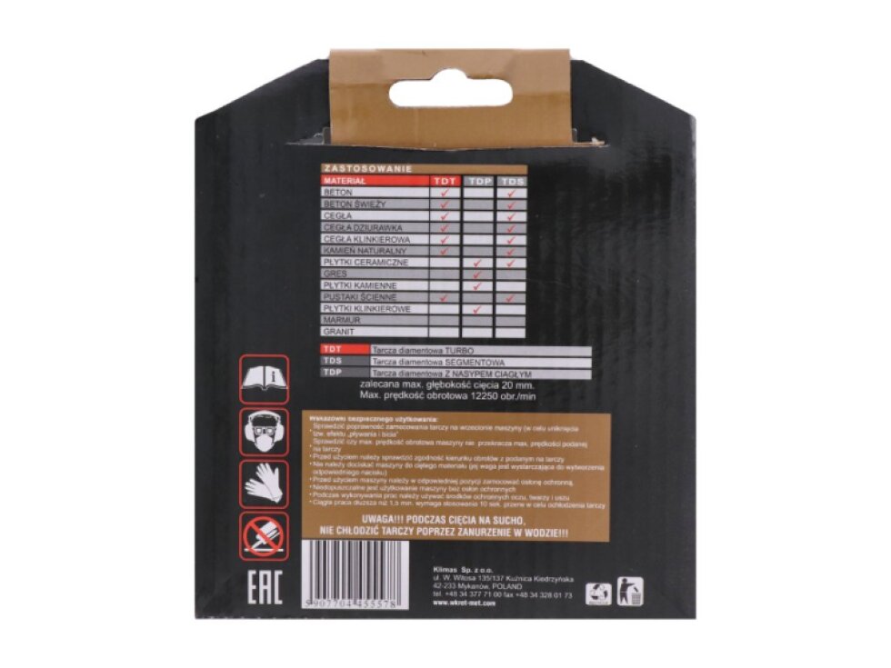 profesionálny Turbo diamantový kotúč 125x2.3x22