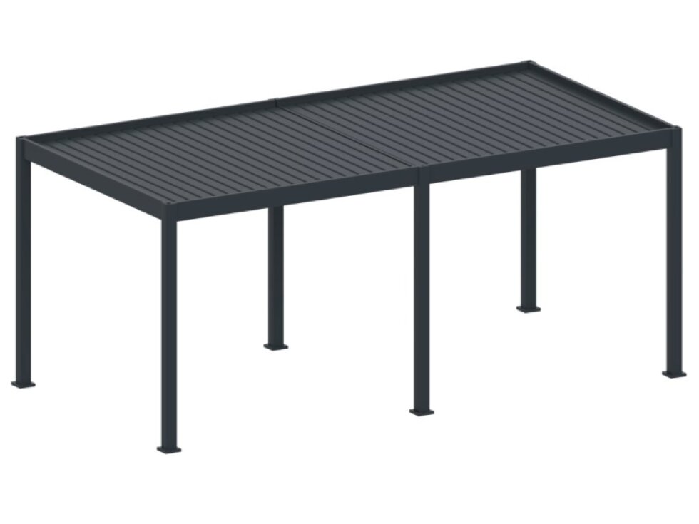 Bioklimatická pergola, hliníková 3 x 6 m, samostatne stojaca