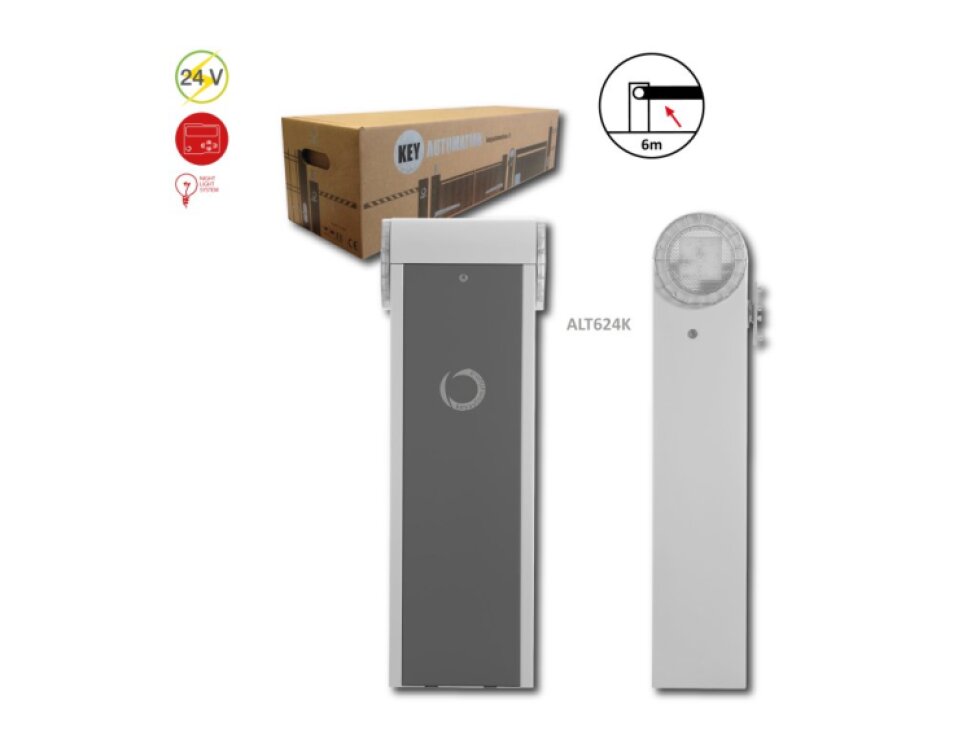 900ALT624K závora do 6m so zabudovaným majákom