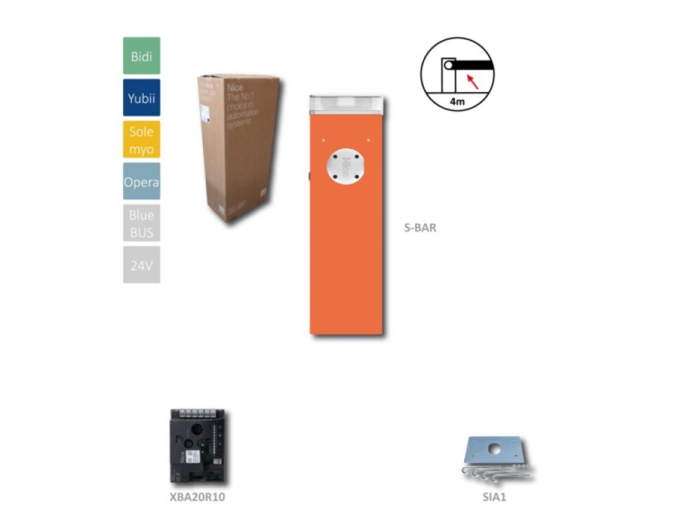 S4BAR automatická závora do 4 m