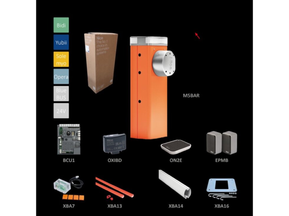 M5BAR KIT automatická závora do 4 m