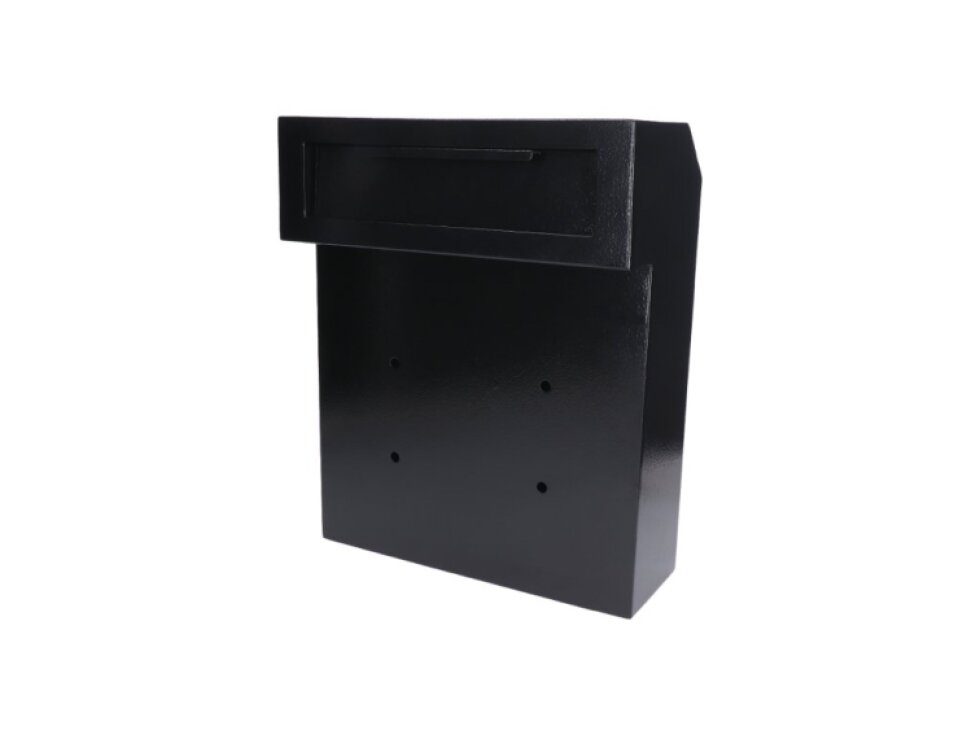 Schránka poštová (380x308x150mm), hrúbka 1.5mm), max. formát listu: A4, farba: Prášková čierna