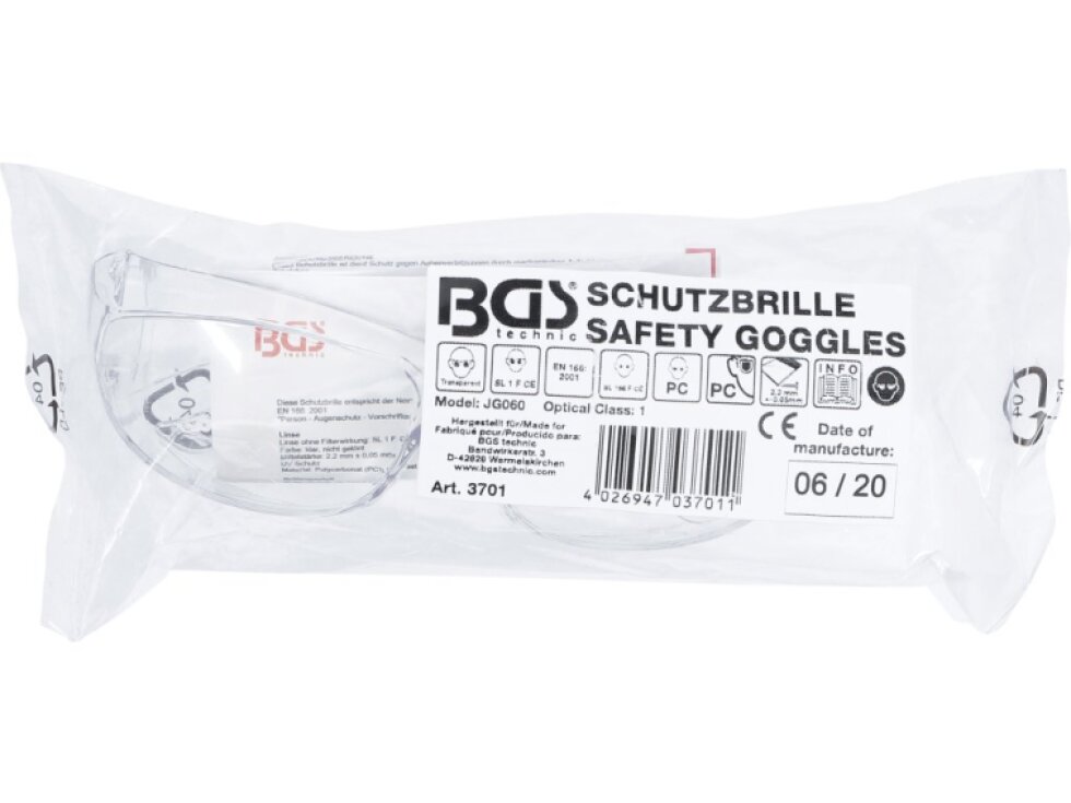 bezpečnostné okuliare, temperované, podľa EN 166