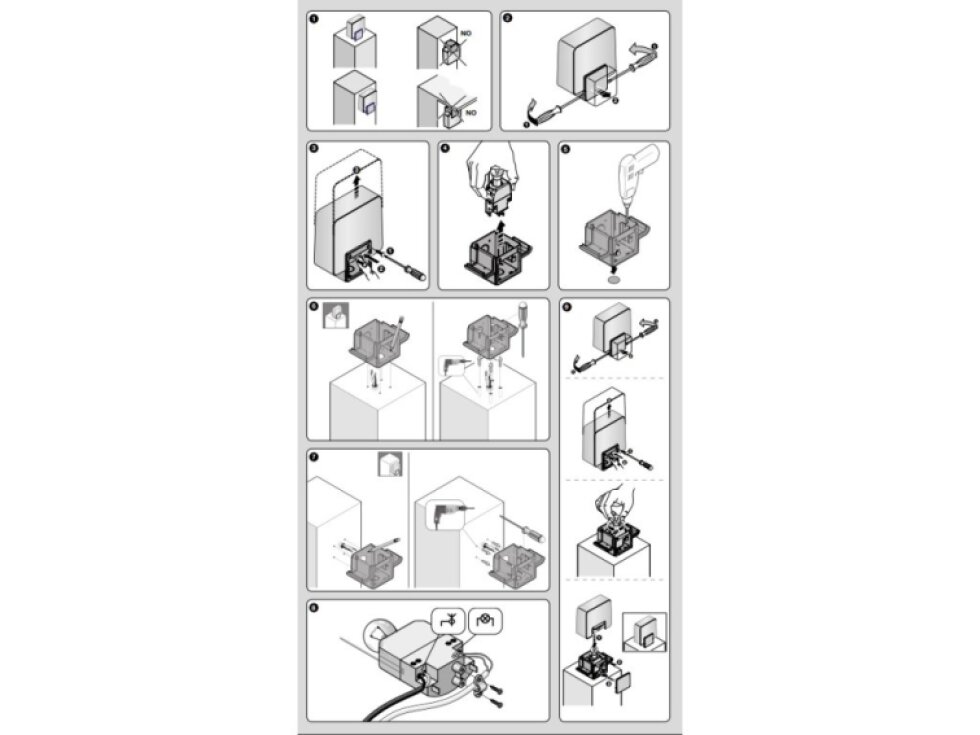 Maják/signálna lampa číra Nice ELB 12V