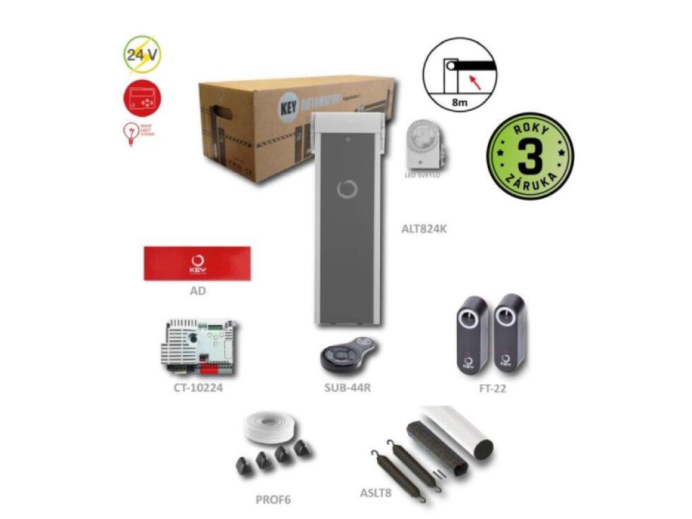 BR6-24K závora do 8 m