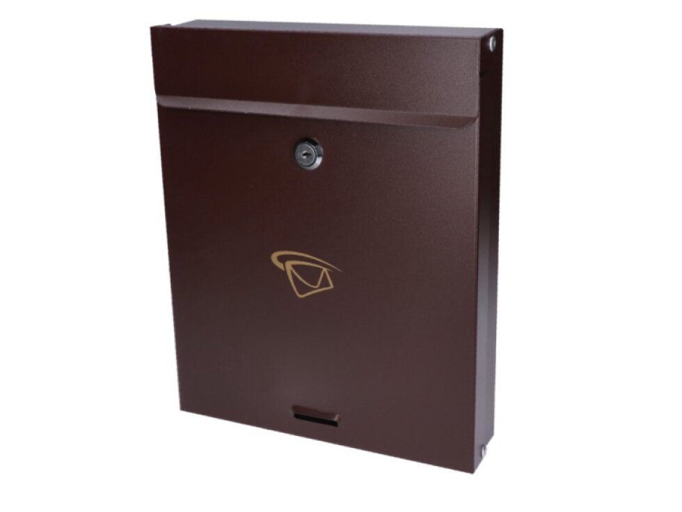 schránka poštová (250x305x60mm), max. formát listu: A4, hnedá