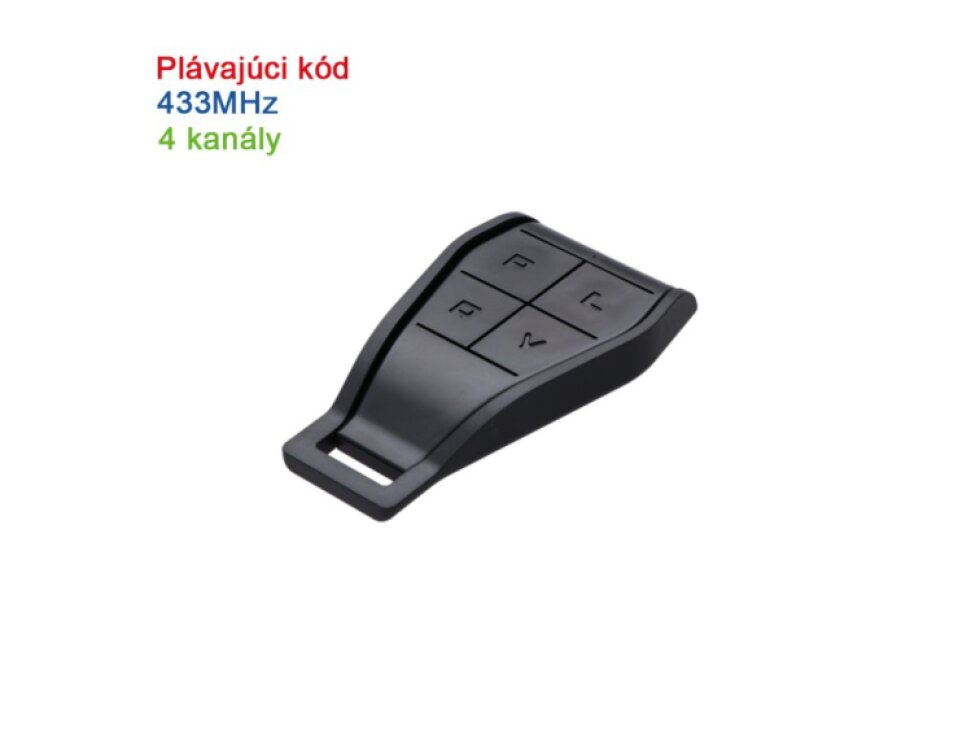 Limitovaná edícia - vysielač 4-kanálový, 433 MHz