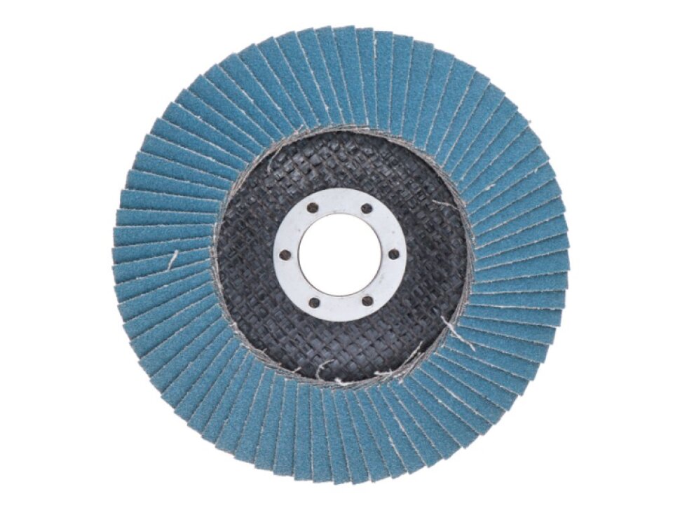 brúsny kotúč lamelový na oceľ a nerez, 125x22,2 zrno 100