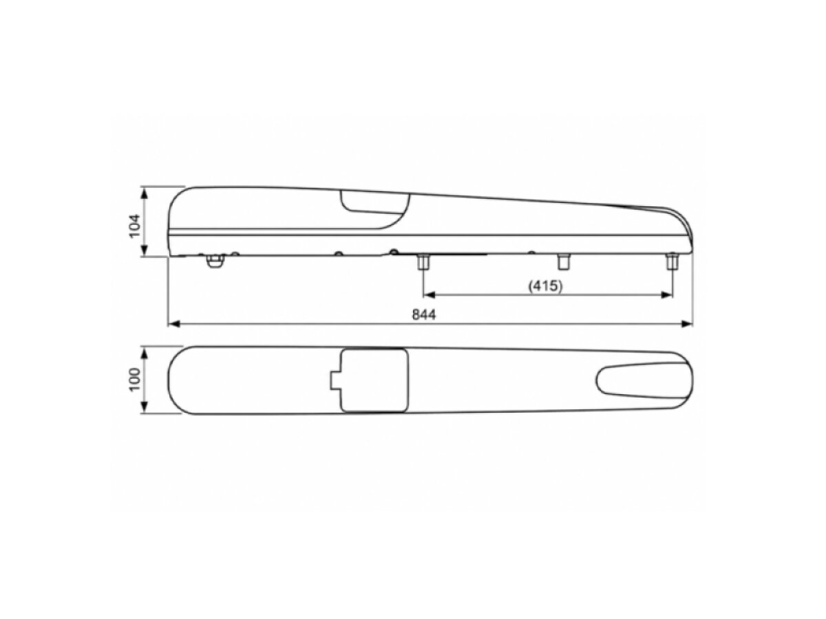 Key RAYKIT RAY2524 – sada pro dvoukřídlé brány do 2,5 m, LED
