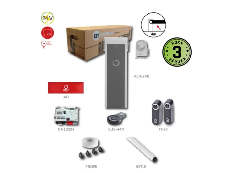 BR6-24K závora do 6 m