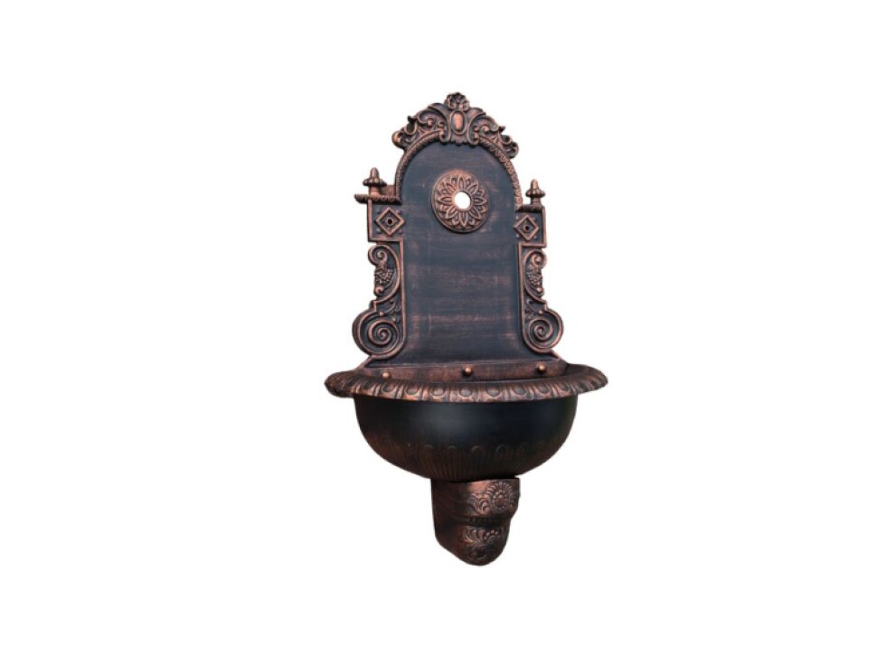 Záhradné umývadlo Bassena meď (sada)