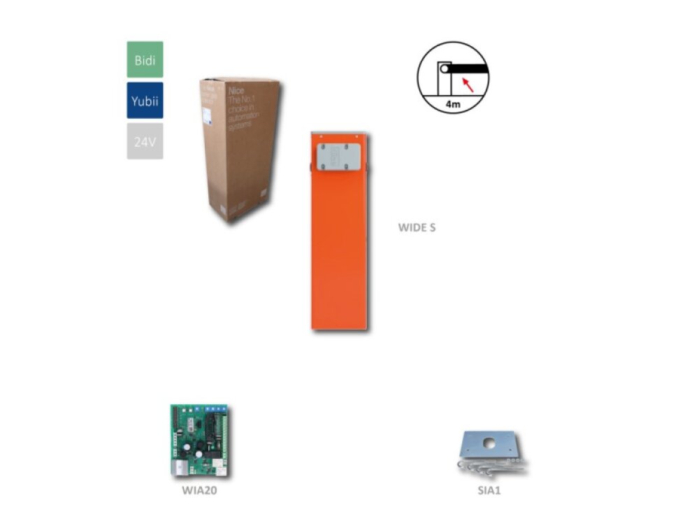 WIDEM automatická závora do 4 m