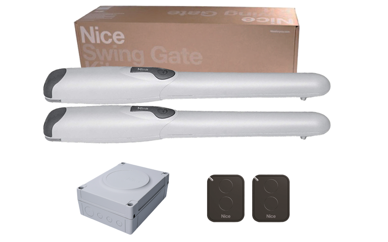 Sada pohonov Nice Wingo 3524 KCE pre dvojkrídlovú bránu do 3,5 m