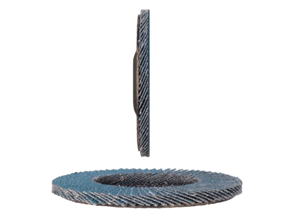 brúsny kotúč lamelový na oceľ a nerez, 125x22,2 zrno 80, ROVNÝ