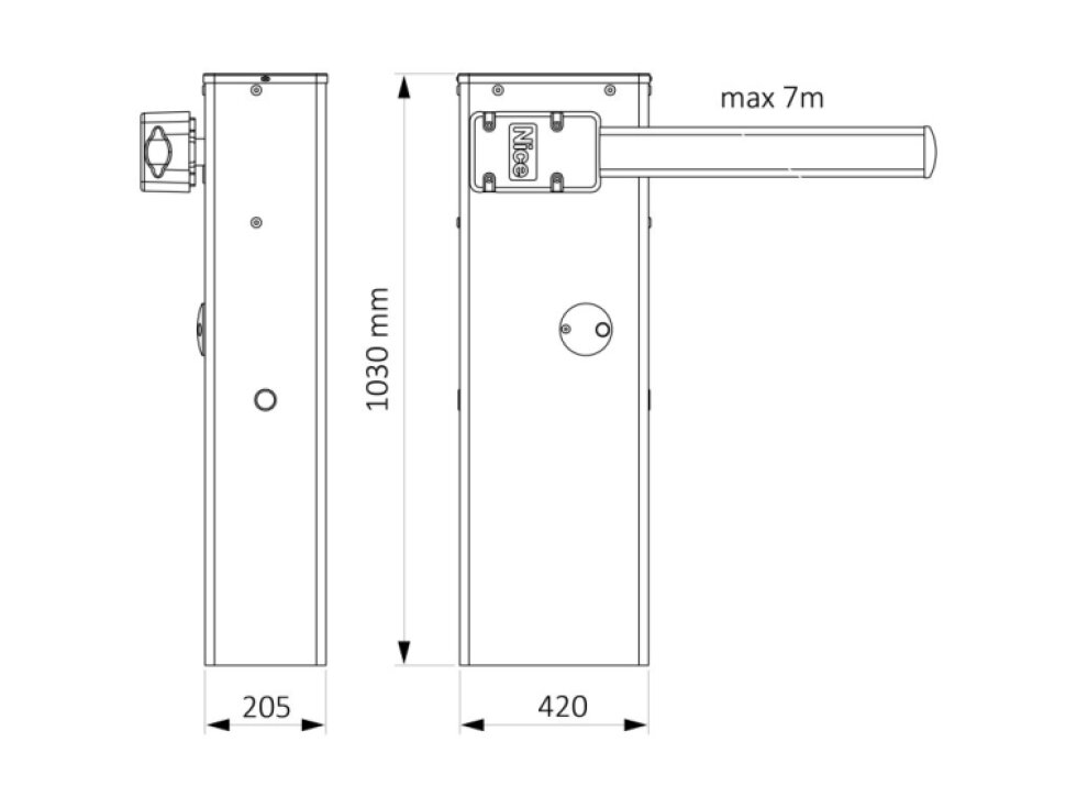 WIDEL KIT automatická závora do 6 m