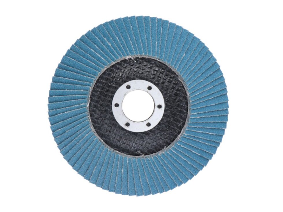 brúsny kotúč lamelový na oceľ a nerez, 125x22,2 zrno 120