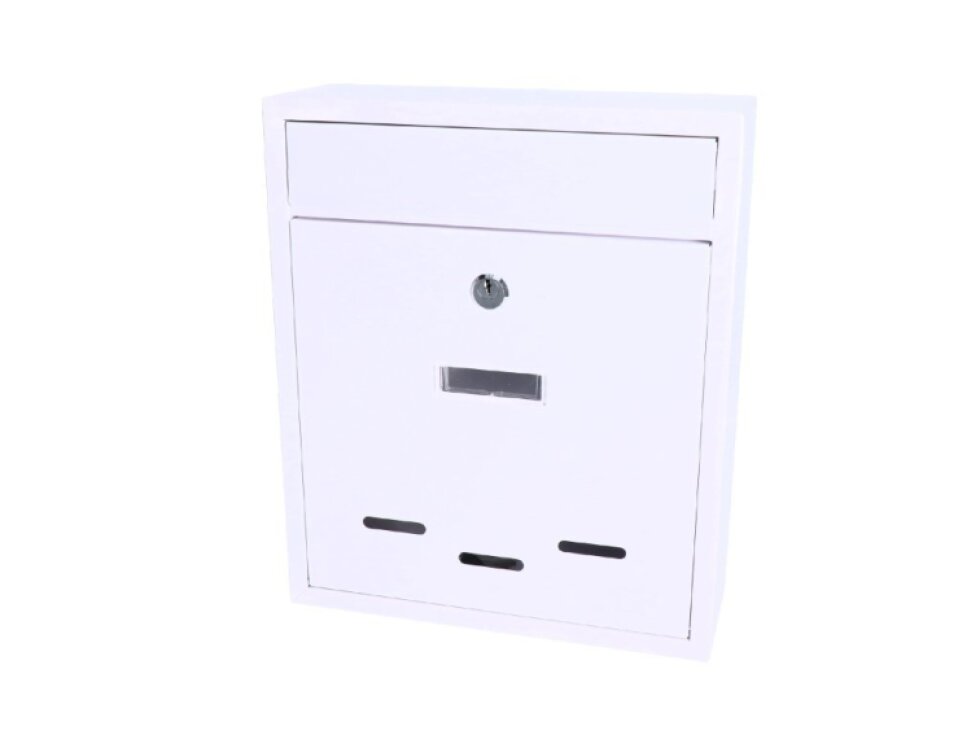 schránka poštová (260x310x95mm, hrúbka 0.6mm), max. formát listu: A4, BIELA