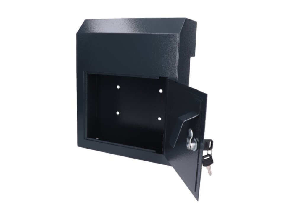 Schránka poštová (380x308x150mm), hrúbka 1.5mm), max. formát listu: A4, farba: RAL 7016 Antracit