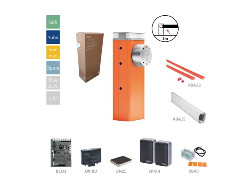 M3BAR KIT automatická závora do 3m