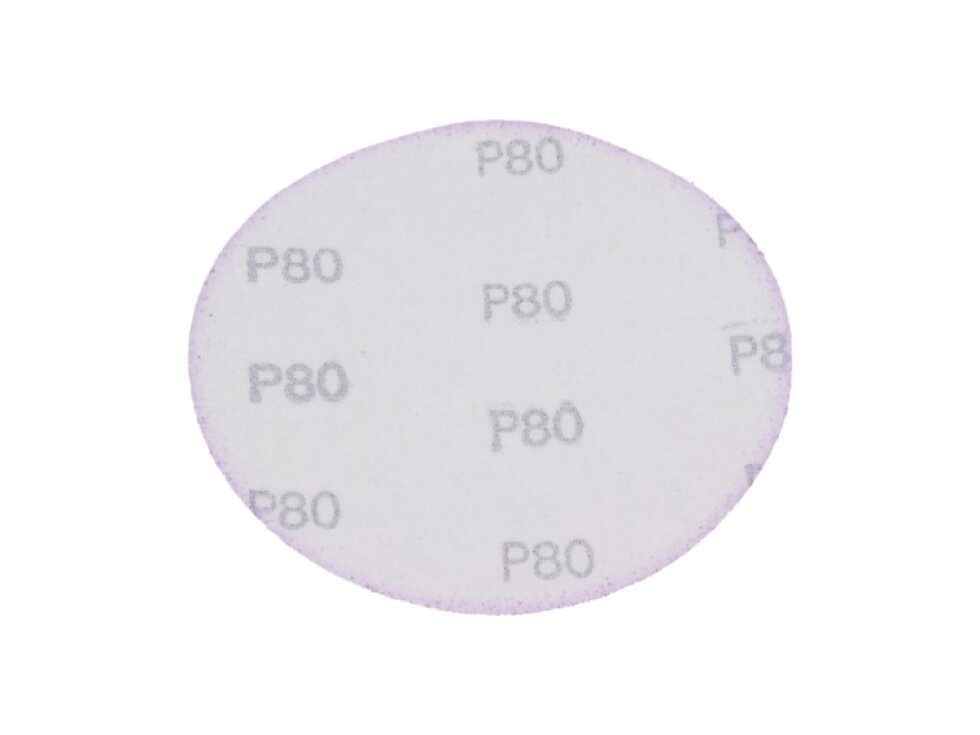 Brúsny kotúč so suchým zipsom, priemer 125, zrno 80, bez dier